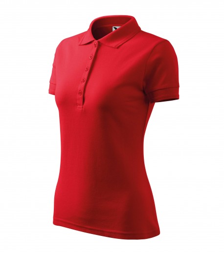 PIQUE POLO 210 cervena